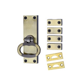 Cremona Fechadura Lisa Sem Chave Para Portas e Janelas Oxidada