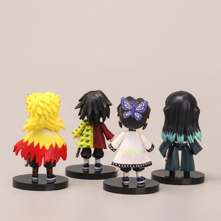 9pcs/kit Boneco De Demon Slayer bonecas 7cm Anime Kimetsu no Yaiba Capitão  Enfeite De Para Demon Slaying Corps(Giyuu Kyoujurou Tengen Muichirou Genya  Mitsuri)Gracinha Enfeites Presente de Menina Menino