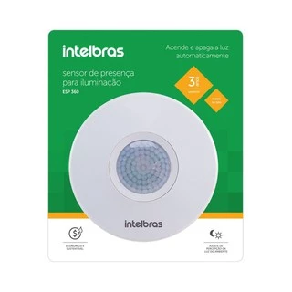 Interruptor Sensor Presença P/iluminação ESPi 360 IntelBras