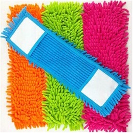4 Unid. Refil Rodo Mop Esfregão Vassoura Microfibra Tira Pó