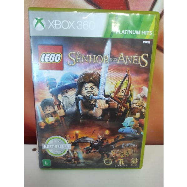 Lego senhor dos anéis Xbox 360 original em mídia física
