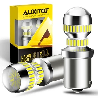 AUXITO 2 Pcs 1156 LED BA15S P21W Lâmpadas 4014 SMD Lâmpada Luzes De Freio Traseiro Do Carro De Estacionamento Reverso Da 12 V 6000 K