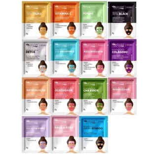 kit 40 pacote Máscara para limpeza Facial Skin Care - Max Love 8g