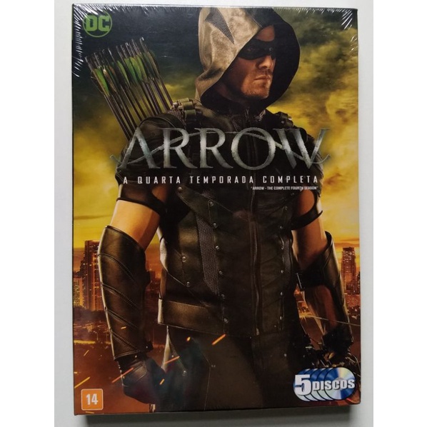 Box Dvd Arrow - A Quarta Temporada Completa - 5 Dvds Original Lacrado ...