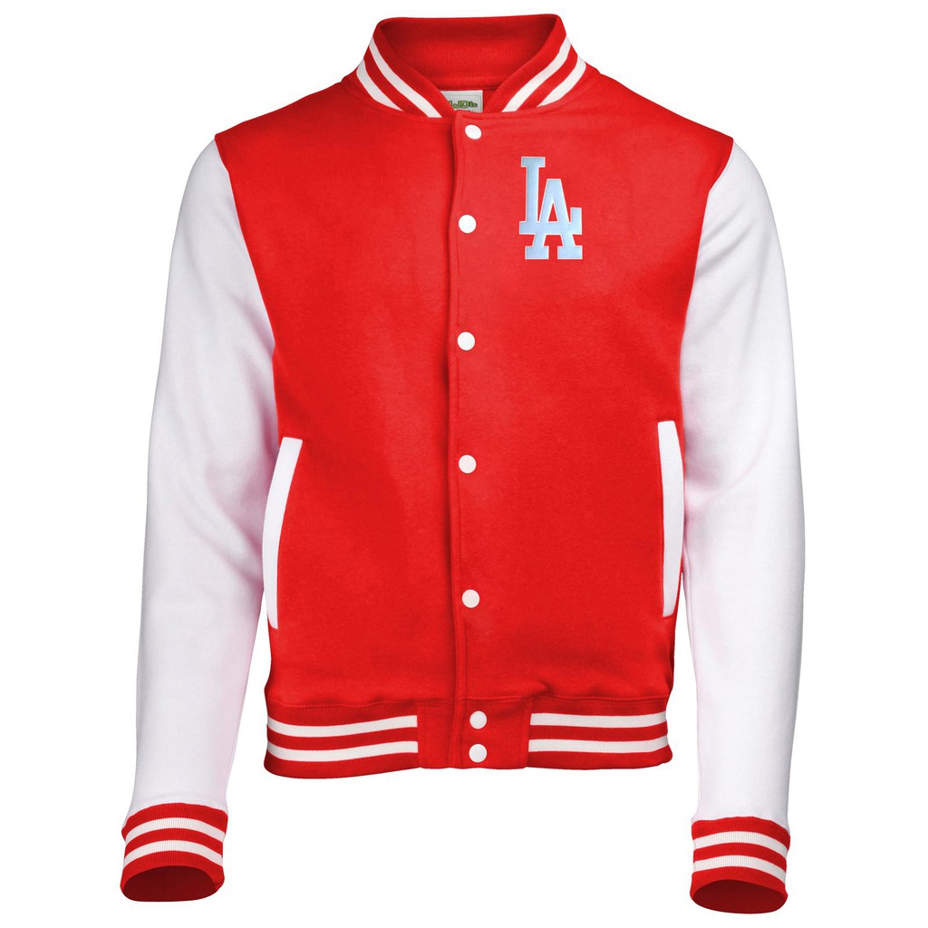 Jaqueta Blusa Casaco Baseball La Bordado College Americana Unissex