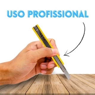 Estilete Estreito Profissional Precisão Com Guia 9mm Multiuso