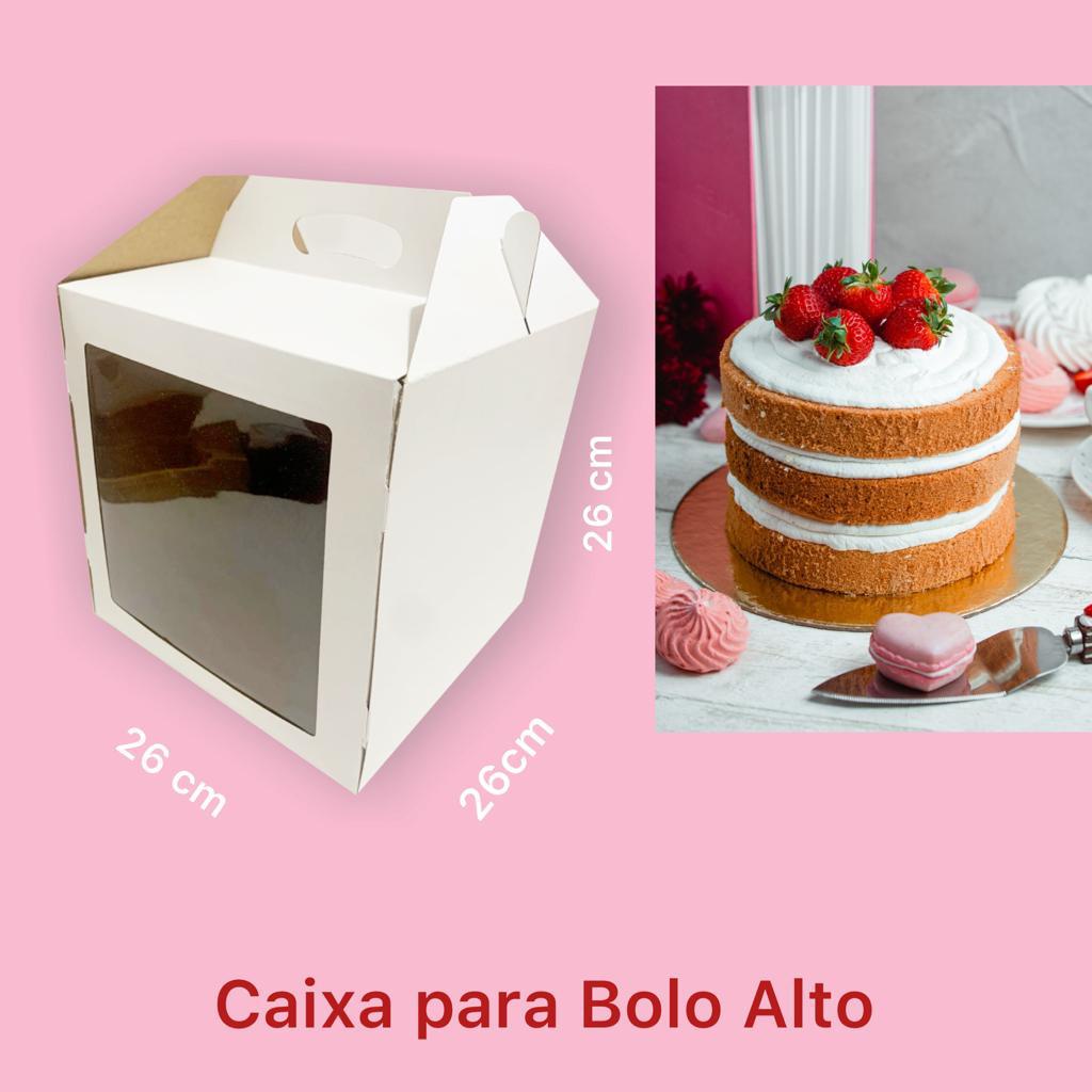 Caixas para bolos altos