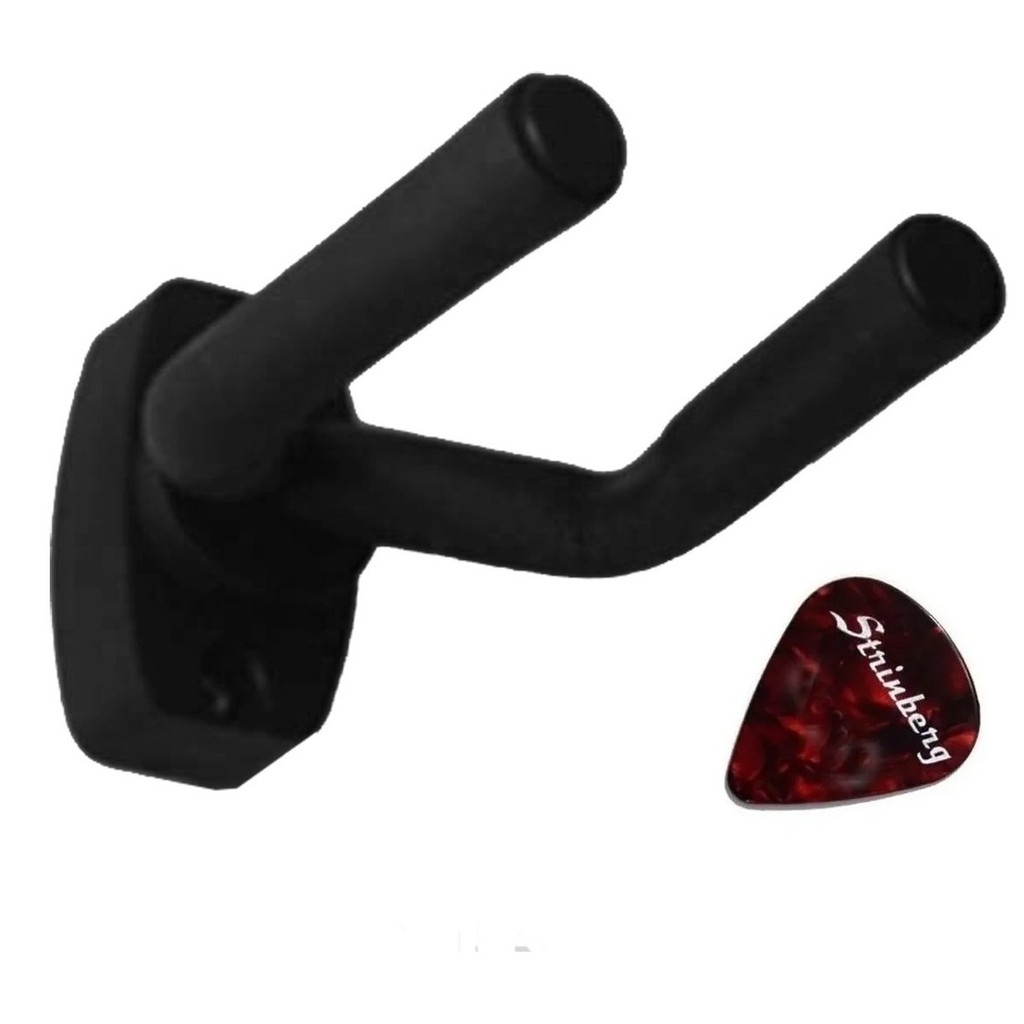 Suporte Violão Parede Apoio Cavaco Guitarra Ukulele Viola Ajustável E 1 Palheta