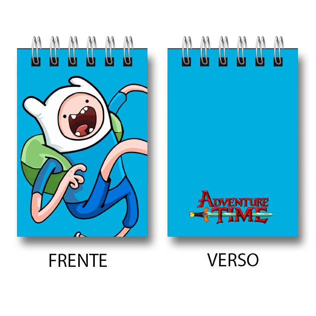 Bloco de Notas Hora de Aventura Adventure Time | Shopee Brasil