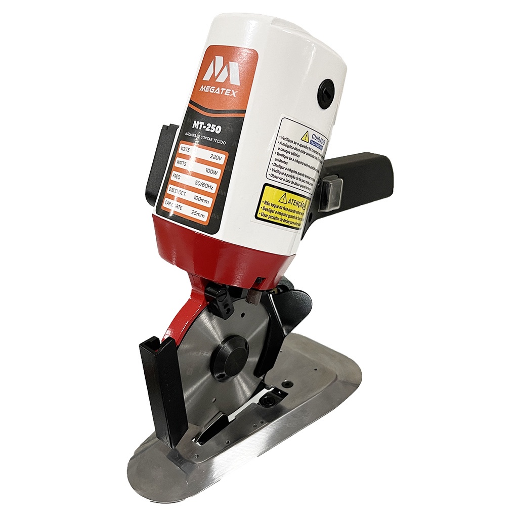 Máquina Corte Tecido 4 P Octogonal Disco Extra 600rpm 25mm MT-250 100W ...