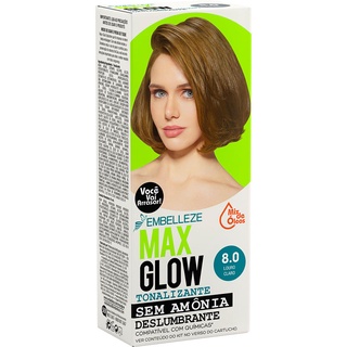 MAX GLOW LOURO CLARO 8.0 TONALIZANTE CR ECO