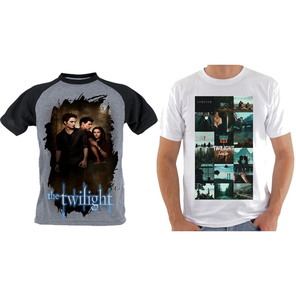 Camiseta Crepúsculo Feminina XS Cinza Amanhecer Saga Família Cullen  Camiseta Bella Edward