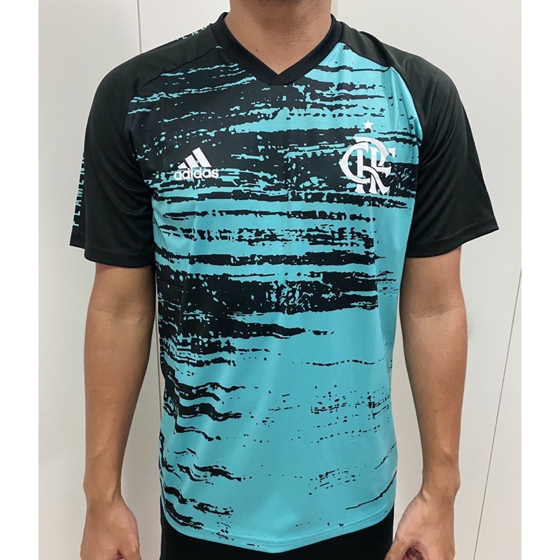 Camisa do flamengo store verde agua feminina