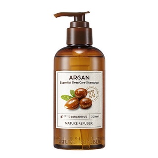 nature republic argan essential deep care shampoo 300ml