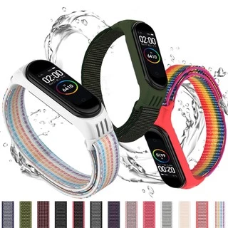 Pulseira de reposição de material de nylon substituível Mi Band 5/6