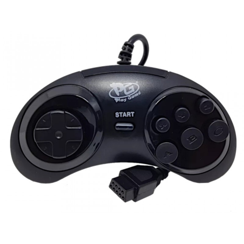 Controle de Mega Drive Pg 16 bits Sega Genesis
