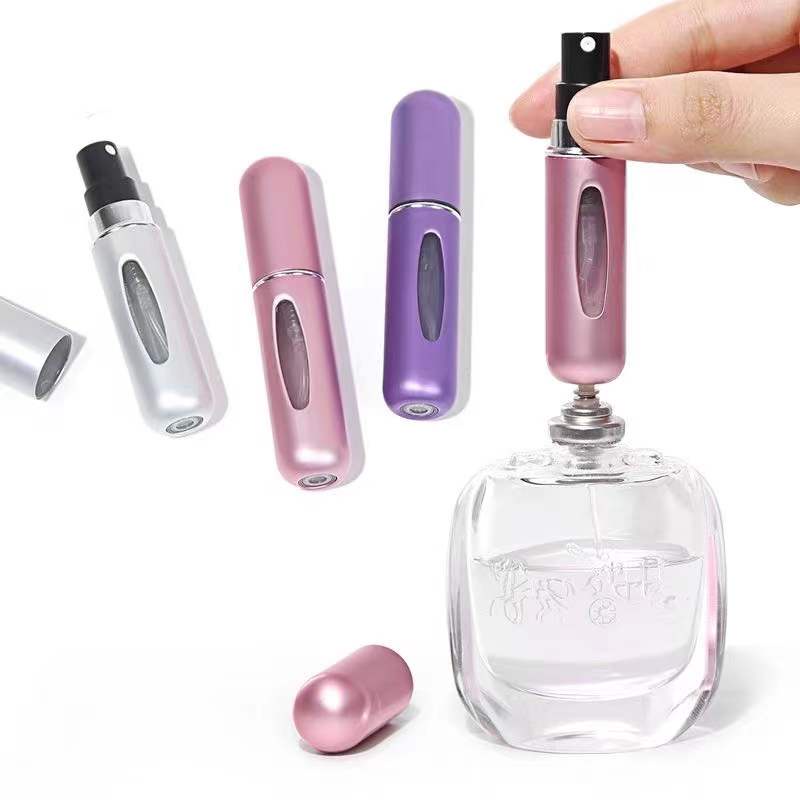 Mini Atomatizador de Perfume Spray Frasco Recarregável 5ml