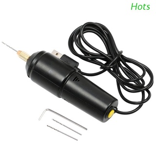 Hots Mini Furadeira Elétrica De Mão Para Pérola Resina Epóxi / Ferramentas De Artesanato Em Madeira / Faça Você Mesmo
