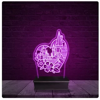 Luminária e Abajur Acrílico Led - Hogwarts Harry Potter 10