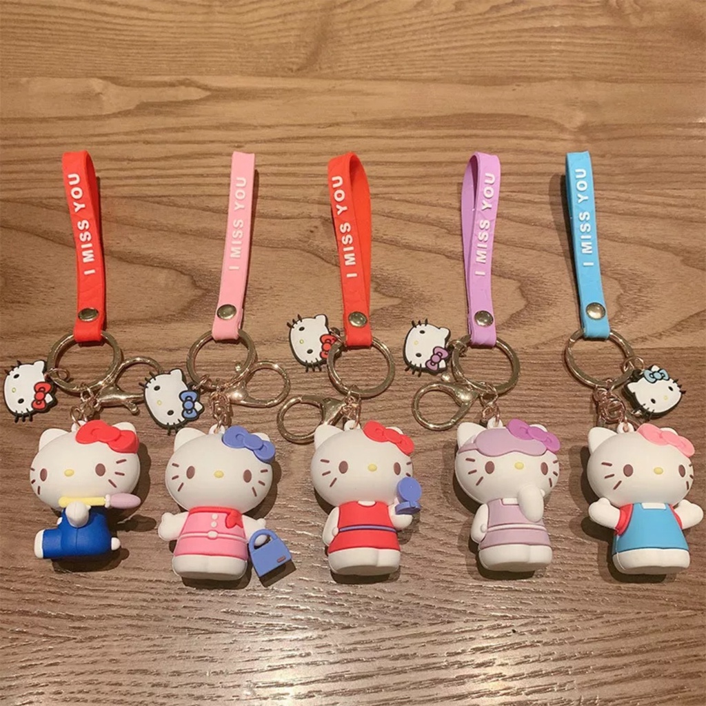 Chaveiro 3d Premium de Silicone Hello Kitty - Gata Gatinha | Shopee Brasil