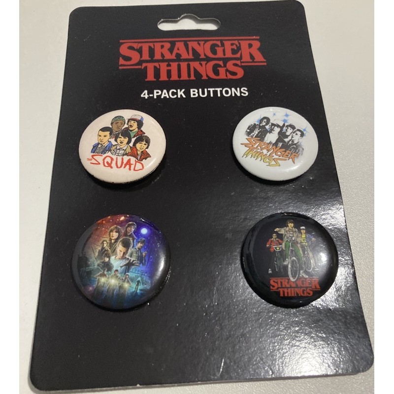 Buttons Stranger Things (Kit 2) | Shopee Brasil