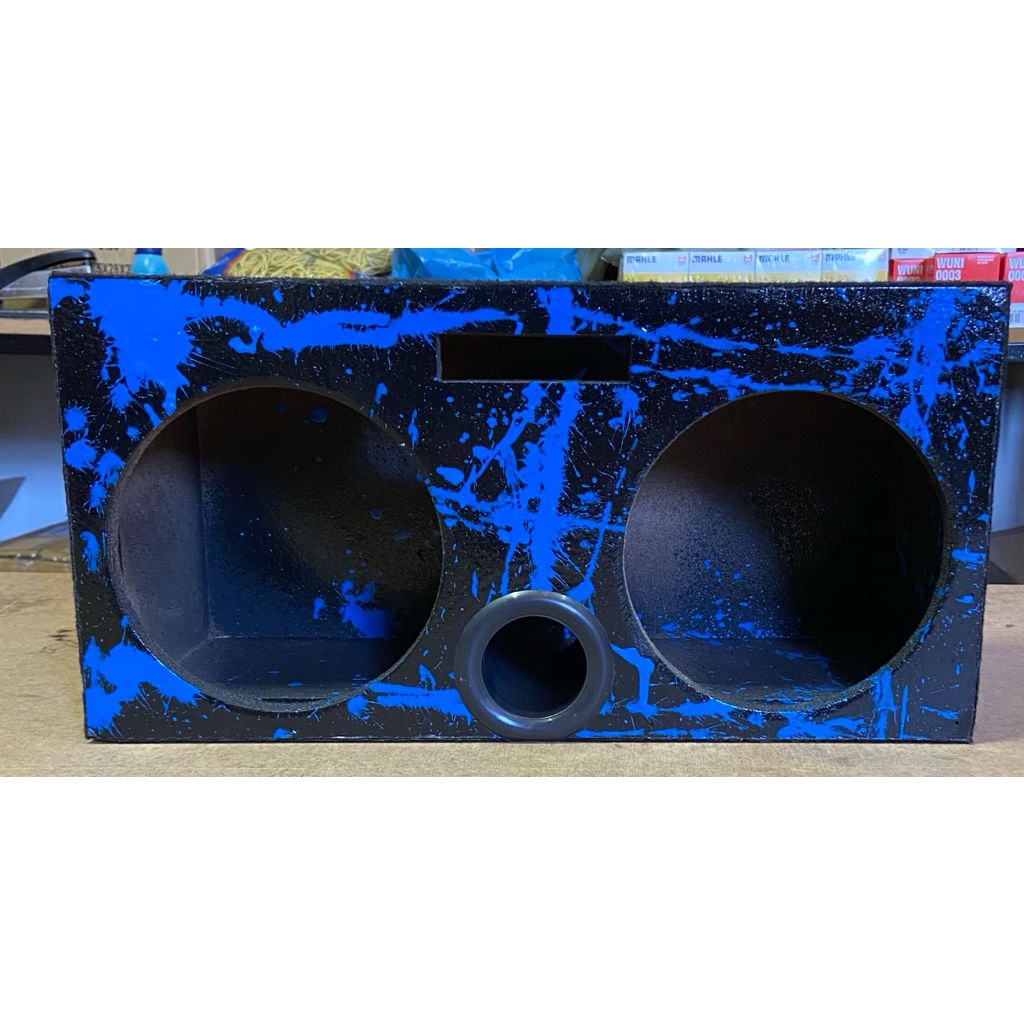 Caixa Bob Vazia P/Alto Falante de 12 (SubWoofer) + 1 Tweeter + 1 Driver + 1  Player C/ Duto de 3 Polegadas - Desconto no Preço