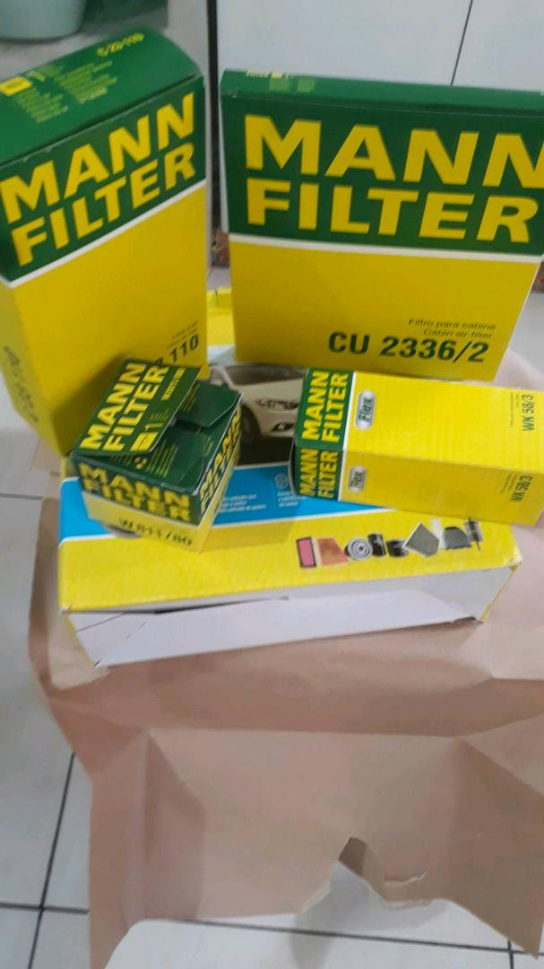 Kit filtros ar/cabine/combustivel oleo Hyundai Hb20 sp110684 mann - Loja de  Peças para Carros na Web