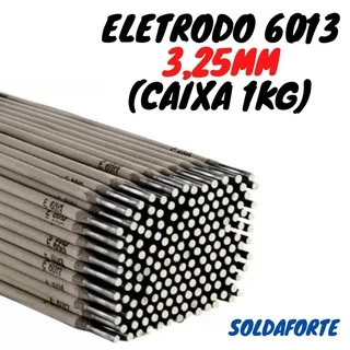 1kg Eletrodo 6013 de 3,25mm Serralheiro - Soldaforte