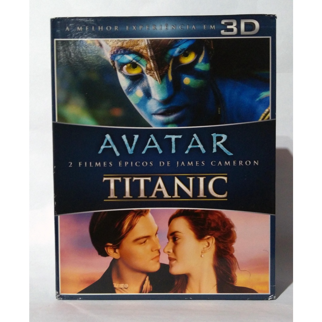 Box 3d - Avatar E Titanic - James Cameron - 6 Discos 3d+2d+dvd ...