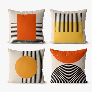 Kit 4 capas de almofadas MID-CENTURY