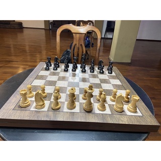 Wood Chess Board Game com o Rei Figuras, Peças De Xadrez De Madeira, Gamão  Peças, Jogadores Do Torneio, Staunton, Presente Dos Miúdos, 2,2