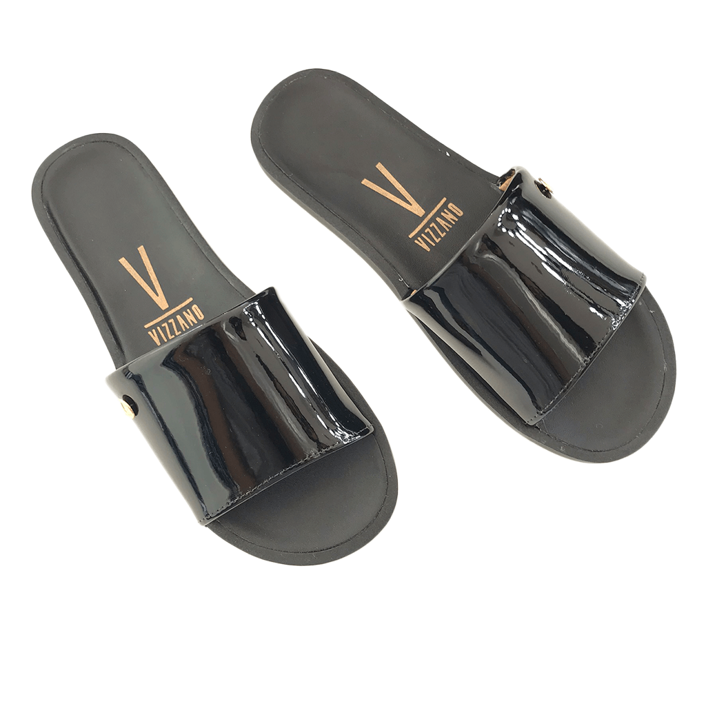 Chinelo slide hot sale vizzano preto