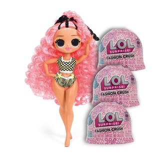 Boneca Lol Surprise Omg Swim Doll + Lol Fashion Crush - Kit Com 3