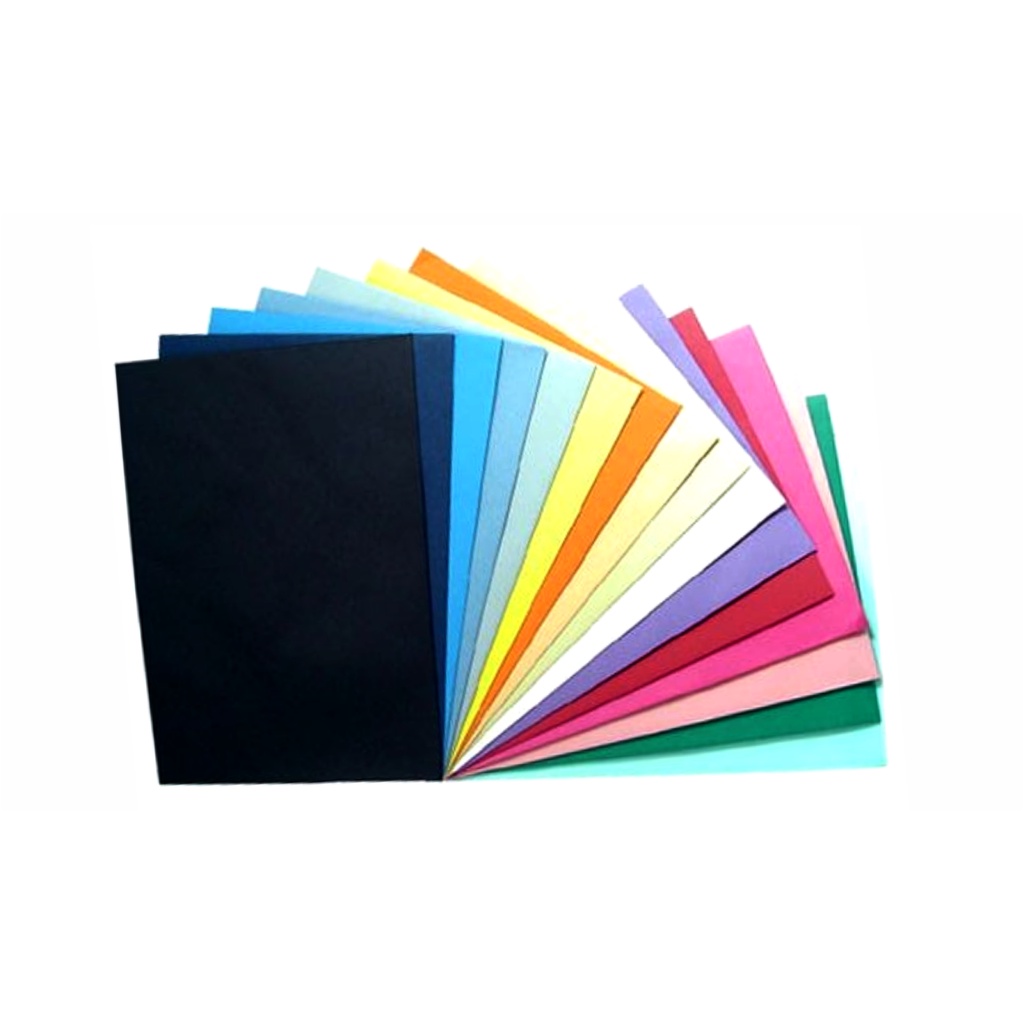 Papel Color Plus A4 180g pacote com 50 folhas - CORES | Shopee Brasil