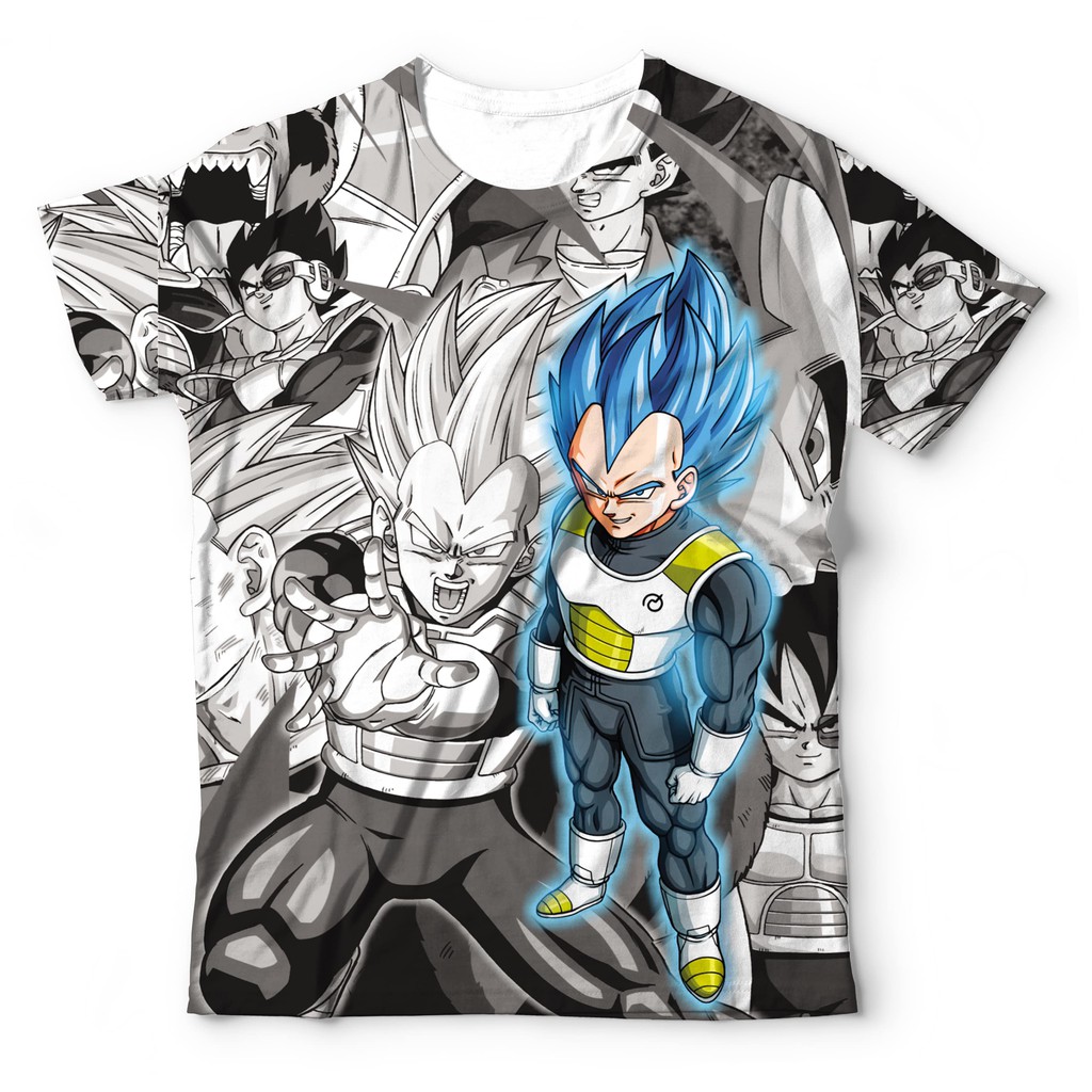 Camiseta Vegeta dbz Anime Mangá Desenho 1039 em Promoção na Americanas