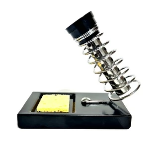 Suporte Para Ferro De Solda + Esponja Vegetal
