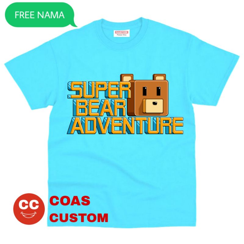 Super BEAR ADVENTURE Camiseta Infantil De 2-10 Anos De Idade