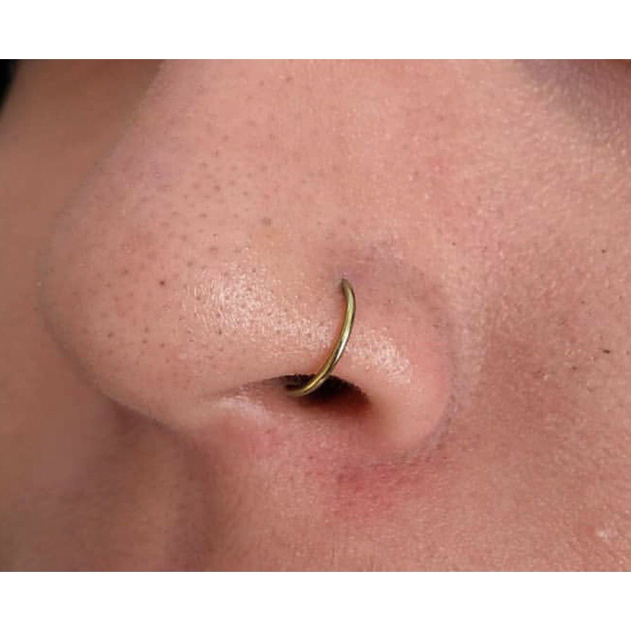 Piercing de nariz de titânio