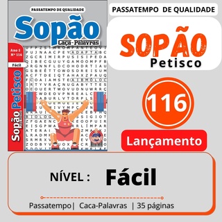 Sopão Caça Palavras Nível Fácil Edição nº 116 - Mini71 na Web