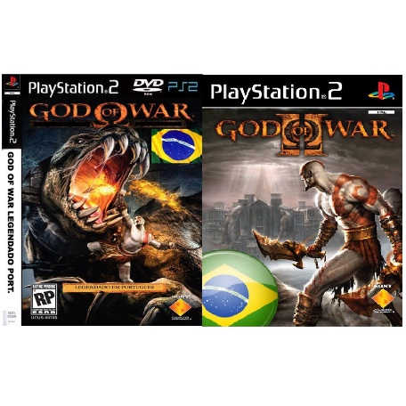 God Of War 1 E 2 Ps2 Legendado Português (2 Dvds) Patch Me