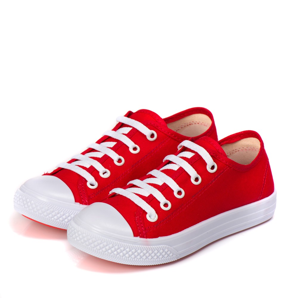 Tenis vermelho infantil hot sale feminino