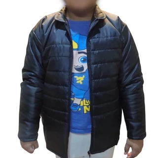 Jaqueta infantil casaco juvenil para crianças frio e inverno..
