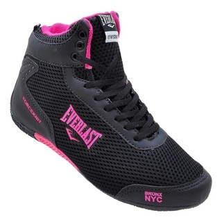 Tênis Everlast Botinha Rosa Barbie Treino Academia Promoção