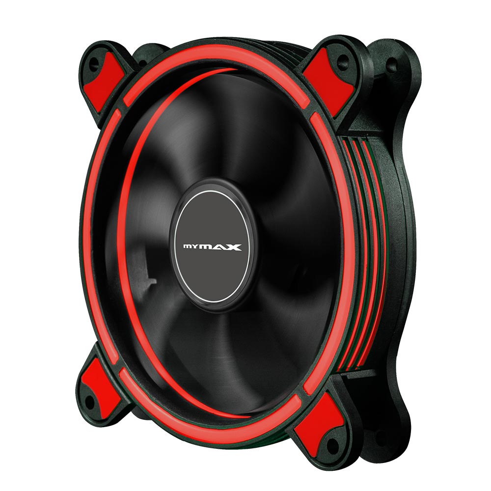 Cooler 120mm Led Gamer Fan Gabinete Mymax Spectrum Vermelho - Escorrega ...