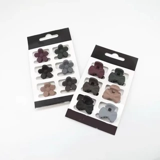 Presilha Grampo De Cabelo Garra De Plástico 6 peças Mini Pequeno