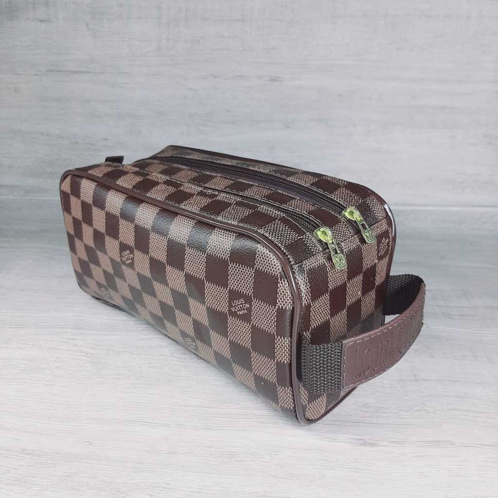 Bolsa Nécessaire Feminina Masculina Pequena LV Top Marcas