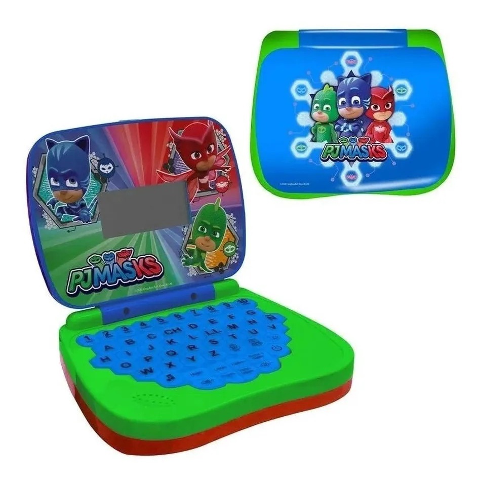 Mini Laptop Infantil Pj Masks Bilingue - Candide | Shopee Brasil