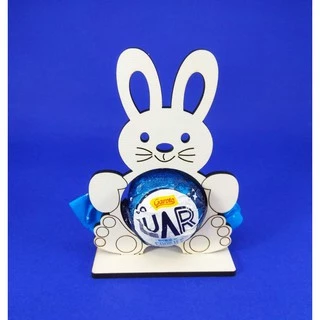 Coelho Porta Bombom De Páscoa Mdf Kit 20 Lembrancinhas em Oferta na Shopee