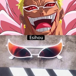 Óculos One Piece Cartoon Cosplay Donquixote Para Festa De Halloween
