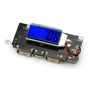 Modulo Usb Powerbank Carregador De Bateria 18650 Digital Lcd - Envio imediato para todo Br